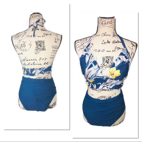 •LAST 1•NWT CupShe Floral High Waist Bikini• - Picture 4 of 8